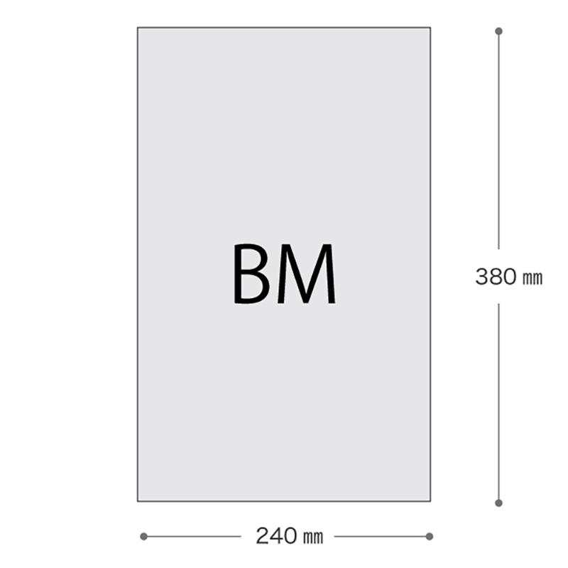 ラッピング用品 EVR-BM 梨地バッグレッド-M(50枚) ヘッズ