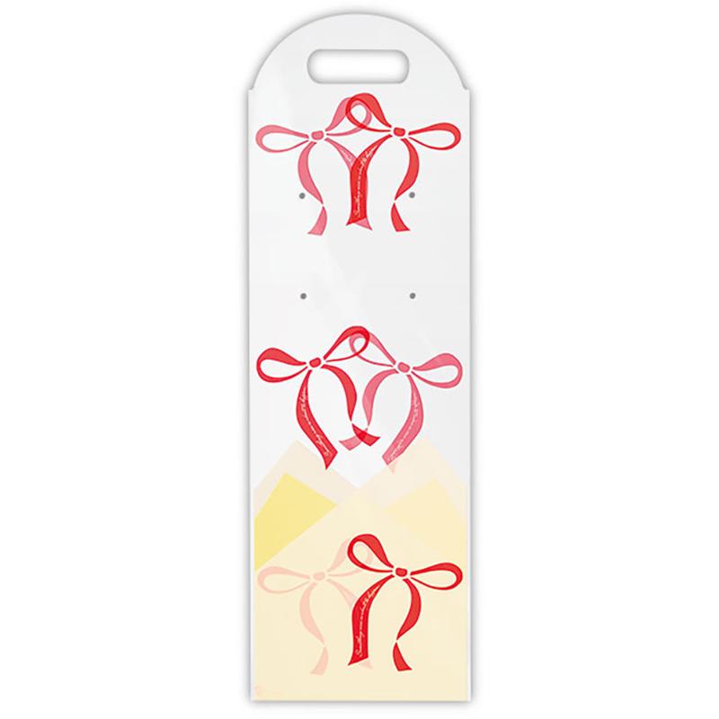 ラッピング用品 RIB-OP1 リボンスタイルOPPギフトバッグ-1(50枚) ヘッズ