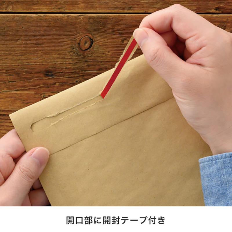 発送資材 MKR-TBP3 無地緩衝材付宅配ペーパーバッグ-3/クラフト(10枚) ヘッズ