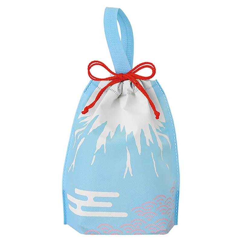 ラッピング用品 FJS-BM1 富士山不織布巾着バッグM-1(20枚) ヘッズ