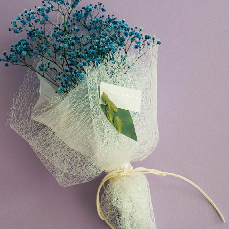 ギフト資材 AUF-RO1 オーロラメッシュファブリックロール-1/ホワイト ヘッズ