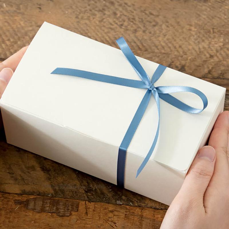 ギフト資材 DS0611R 両面サテンリボンSMOKYBLUE6mm(1巻) ヘッズ