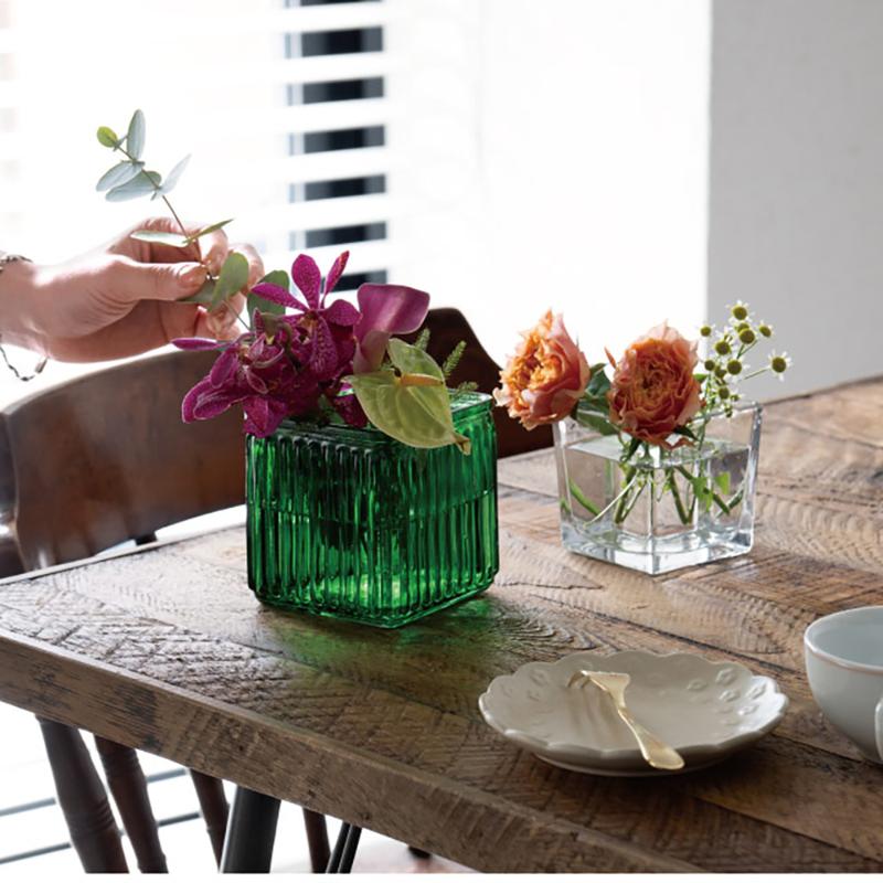 花器 GLS-FPO5 スタンディングガラスフラワーポット-5(4個) ヘッズ