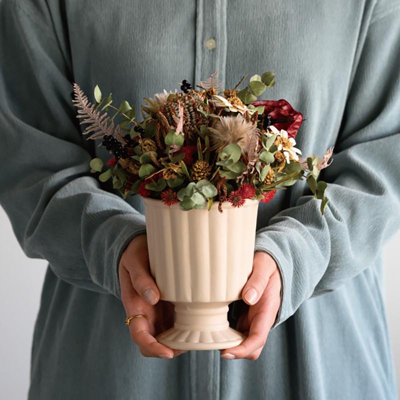 花器 HNP-FPO24 ハンドメイドプリントフラワーポット-24(2個) ヘッズ