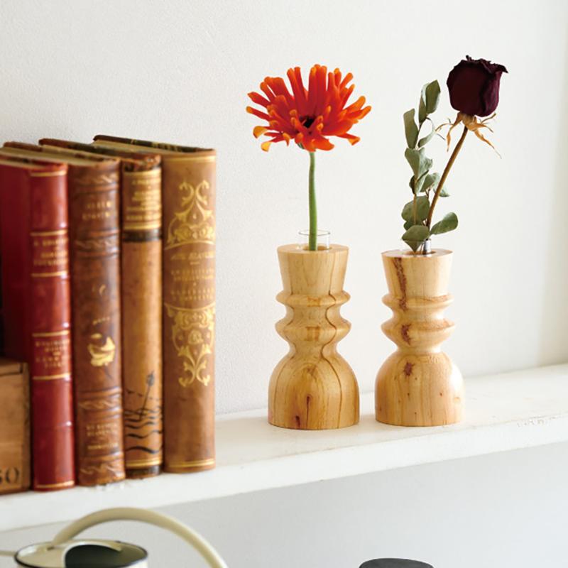 花器 WOD-FB2 ウッドフラワーベース-2(2個) ヘッズ