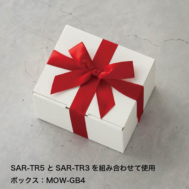 贈答用飾り SAR-TR5 サテンリボンゴムタッグレッド-5(10個) ヘッズ