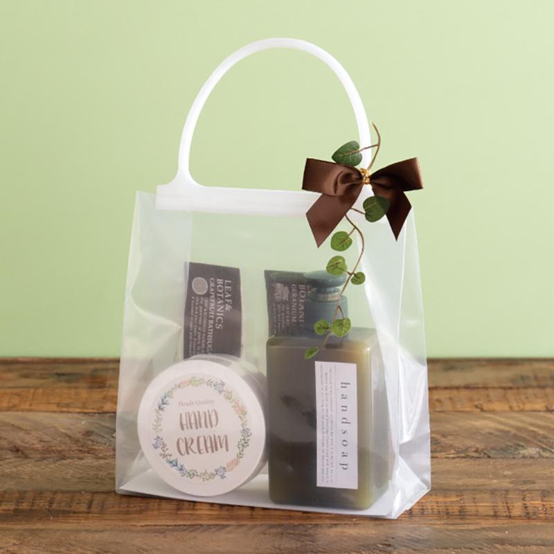 ラッピング用品 M-MC2B 無地ハンドル付クリアギフトバッグ-2(20枚) ヘッズ