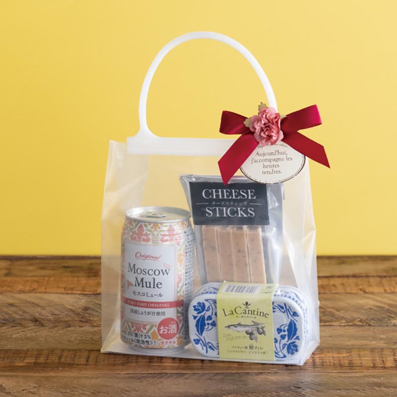 ラッピング用品 M-MC2B 無地ハンドル付クリアギフトバッグ-2(20枚) ヘッズ