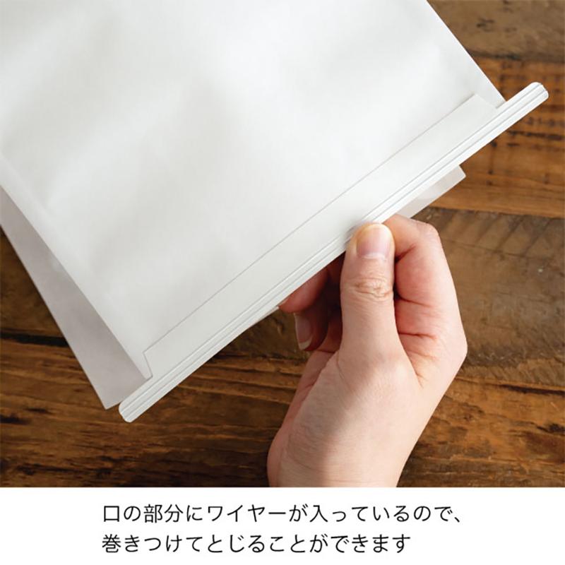 ラッピング用品 MW-3WP 無地ホワイト窓付角底袋-3/ワイヤー付(30枚) ヘッズ