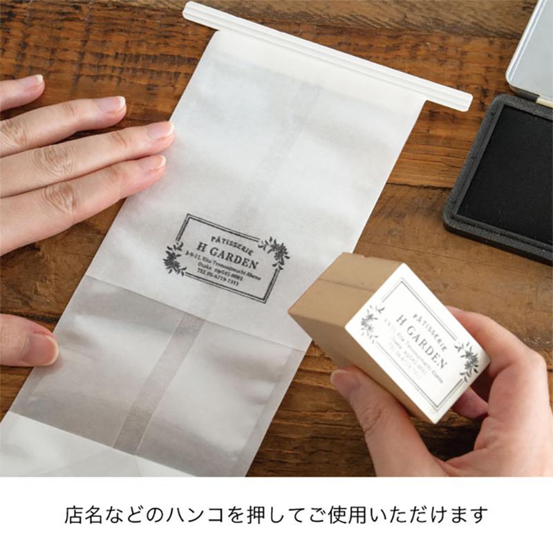 ラッピング用品 MW-3WP 無地ホワイト窓付角底袋-3/ワイヤー付(30枚) ヘッズ