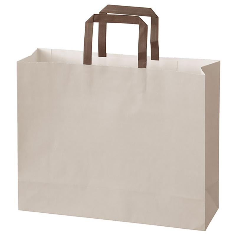 紙手提袋 ZOG-2P 無地象牙カラーペーパーバッグ-2(50枚) ヘッズ