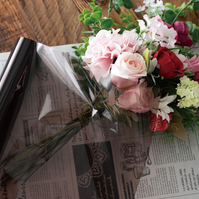 ギフト資材 CRC-RO4 クリアカラーOPPロール-4/ブラウン ヘッズ