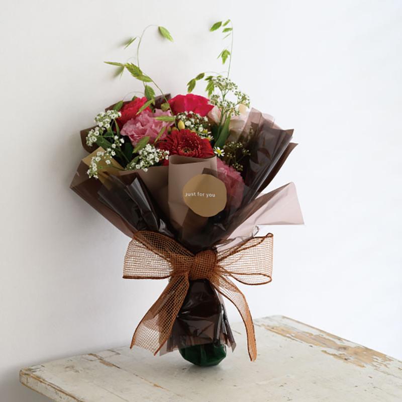 ギフト資材 CRC-RO4 クリアカラーOPPロール-4/ブラウン ヘッズ