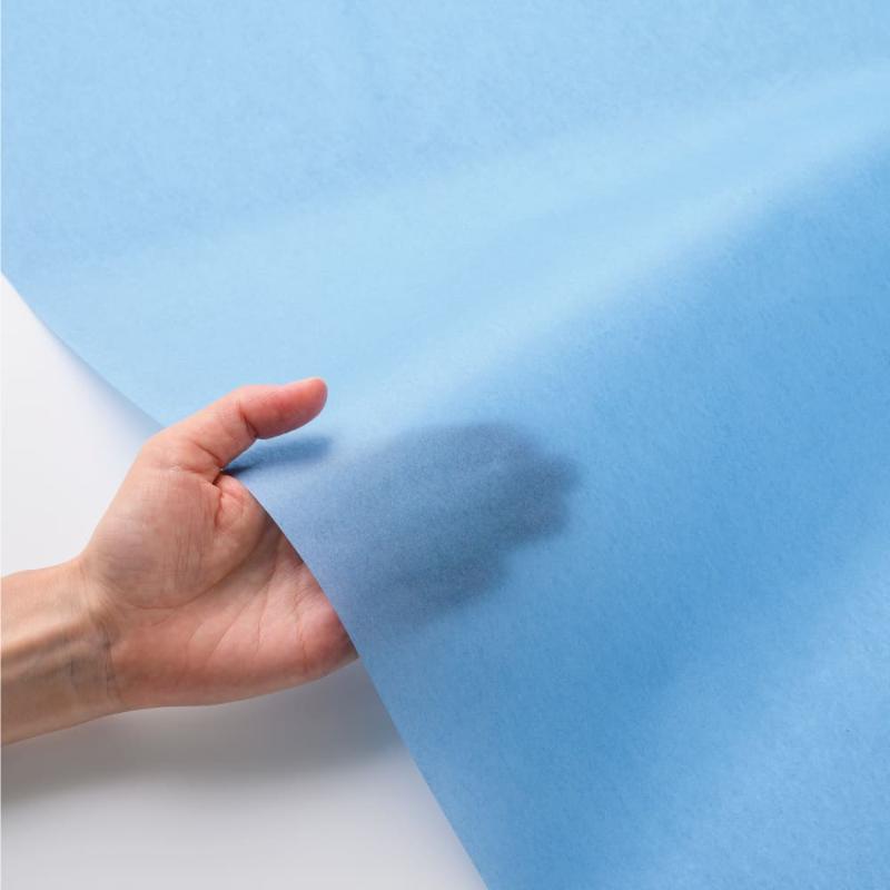 緩衝材 推し色薄葉紙 ブルー 5枚入 ヒサゴ