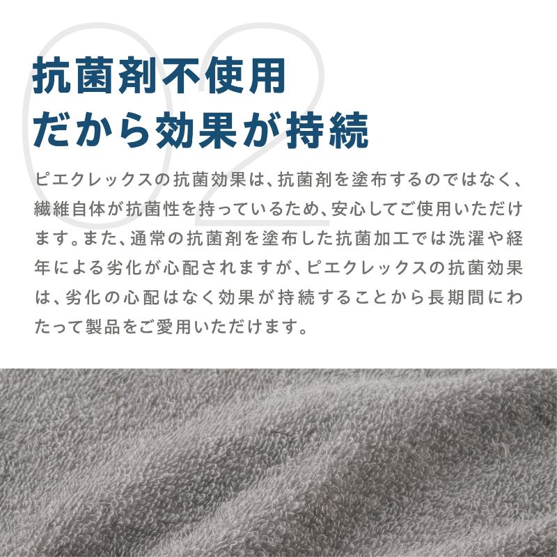 衛生資材 PIECLEX ハンドタオル 22×22cm 地球と私にやさしいハンドタオル グレー ピエクレックス
