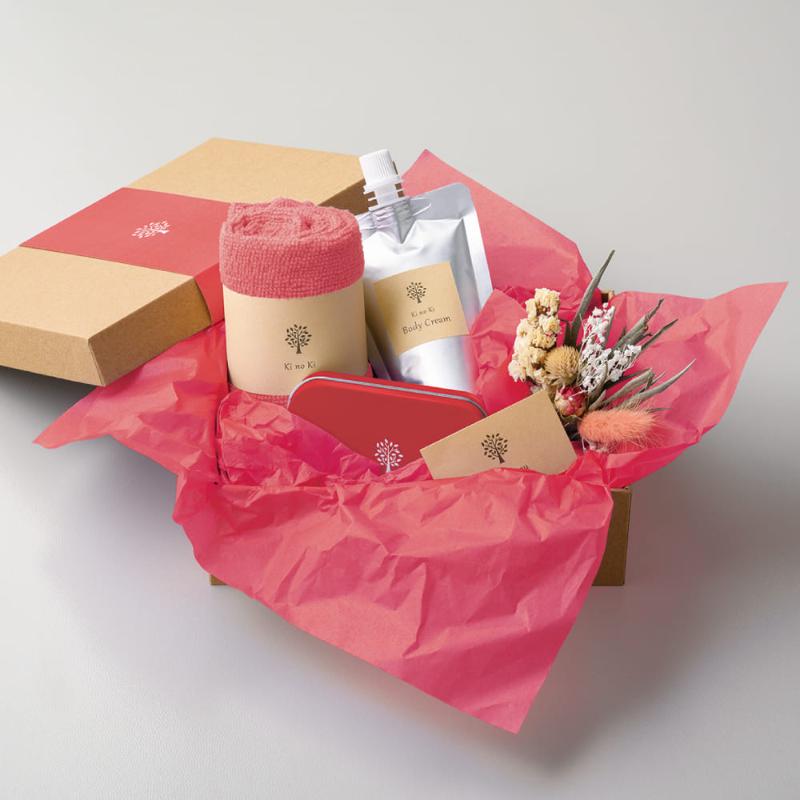 緩衝材 推し色薄葉紙 レッド 5枚入 ヒサゴ