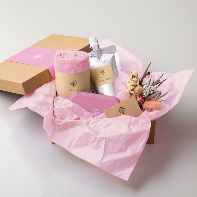 緩衝材 推し色薄葉紙 ピンク 5枚入 ヒサゴ