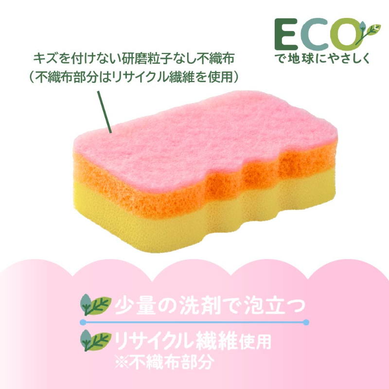 衛生資材 クリピカ 泡だすスポンジ ECO キクロン