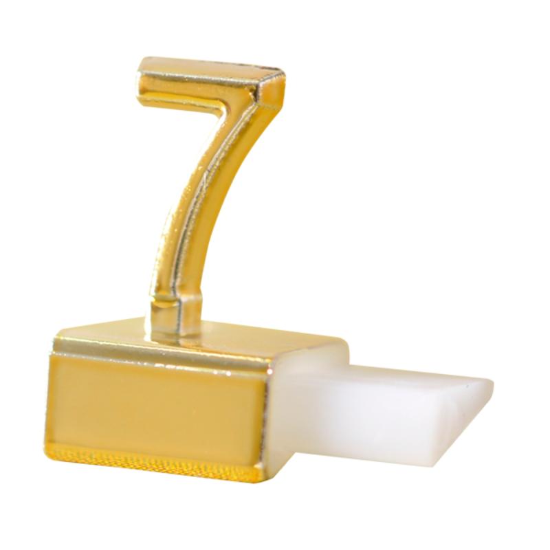 売場備品 プレミアプライサー補充用 ゴールド 7 (20個入) 友屋