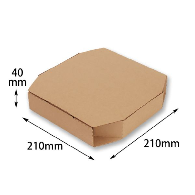 ピザ箱 NFネオクラフト ピザBOX 8インチ用 バラ HEIKO（シモジマ）