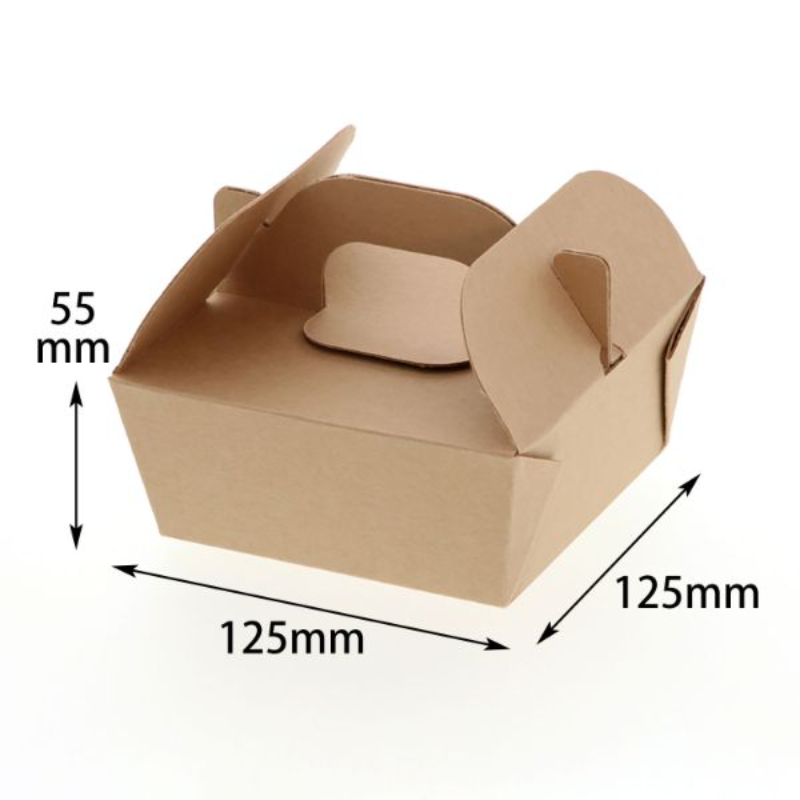 ケーキ箱 NFネオクラフト キャリーフードBOX S バラ HEIKO（シモジマ）