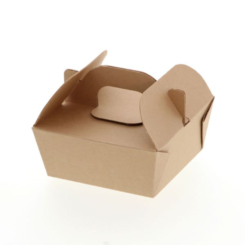 ケーキ箱 NFネオクラフト キャリーフードBOX S バラ HEIKO（シモジマ）