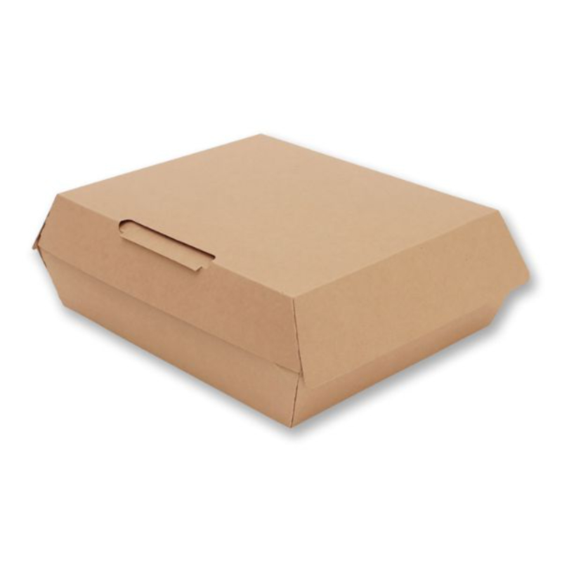 テイクアウトボックス NFネオクラフト ランチBOX L バラ HEIKO(シモジマ)