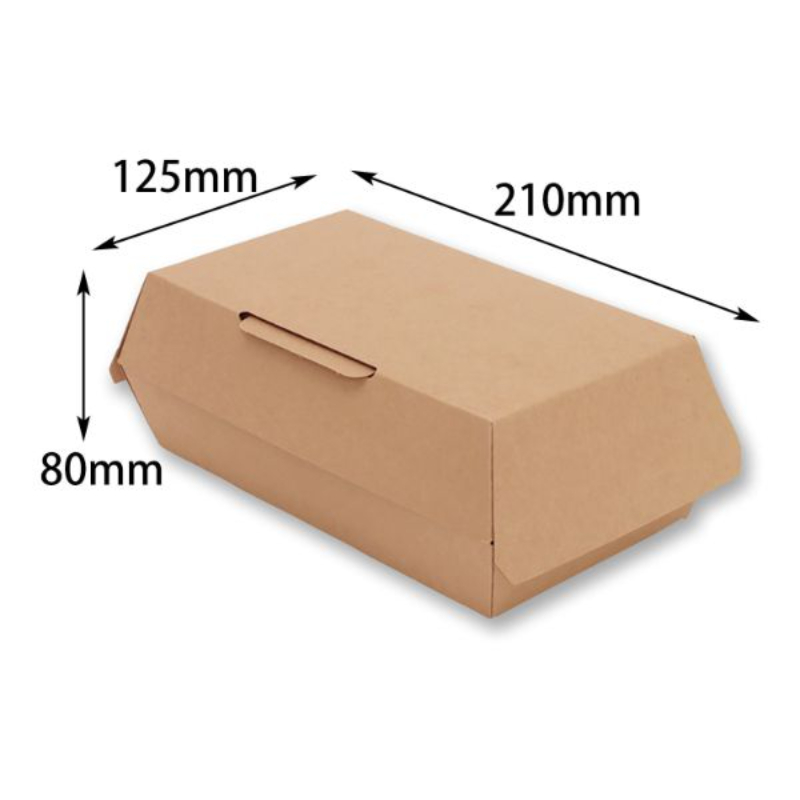 テイクアウトボックス NFネオクラフト ランチBOX M バラ HEIKO（シモジマ）