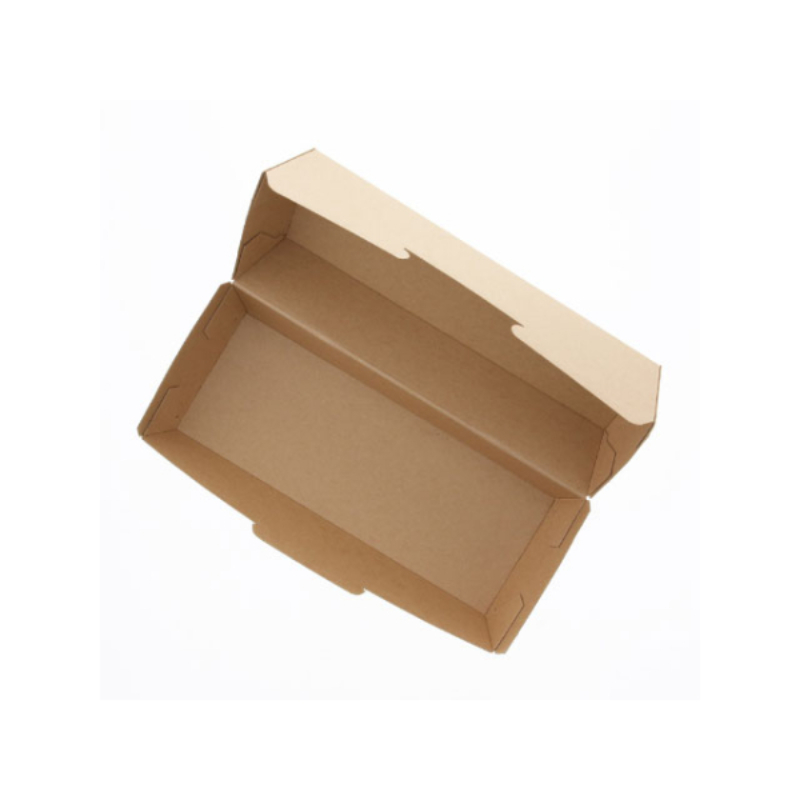 テイクアウトボックス NFネオクラフト ホットドッグBOX M HEIKO(シモジマ)