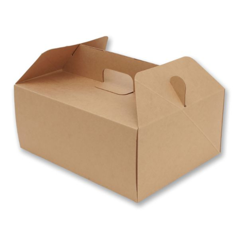 ケーキ箱 ネオクラフト キャリーBOX 19×24 バラ HEIKO（シモジマ）