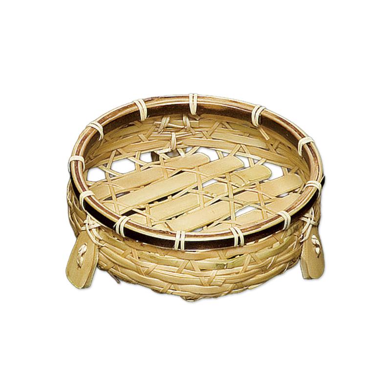 竹かご 虎渕オードブル皿(小)φ14 萬洋