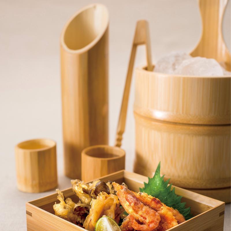 酒器 スス竹グイ呑 φ4.5×5cm 萬洋