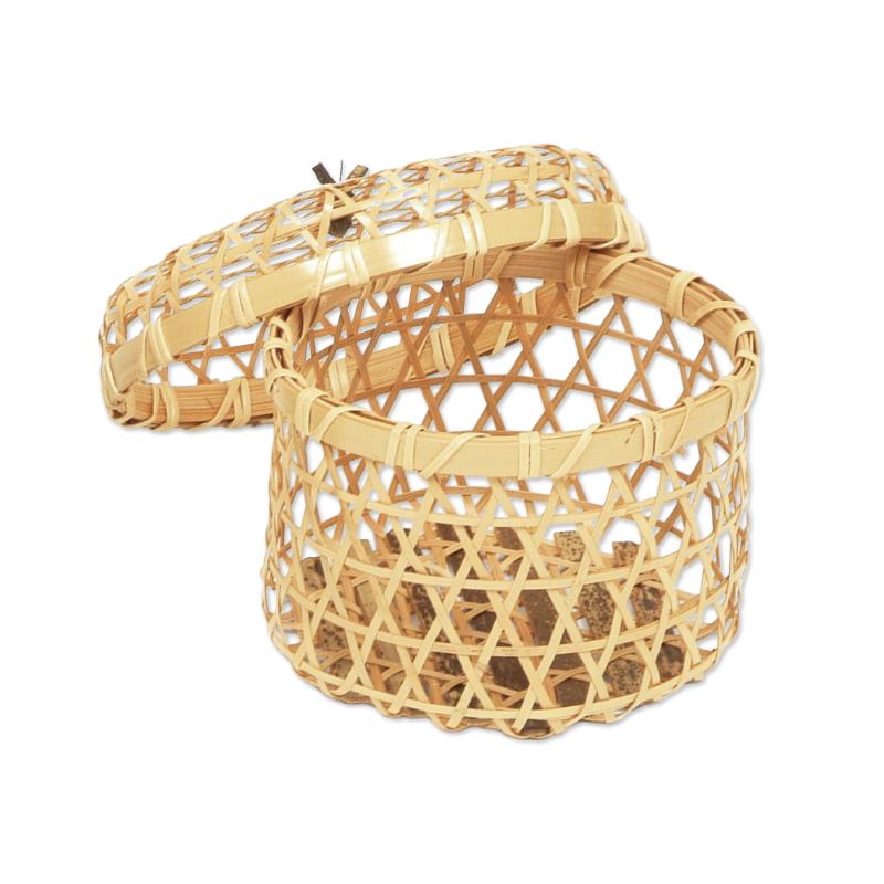 竹かご ボンボン篭丸 萬洋