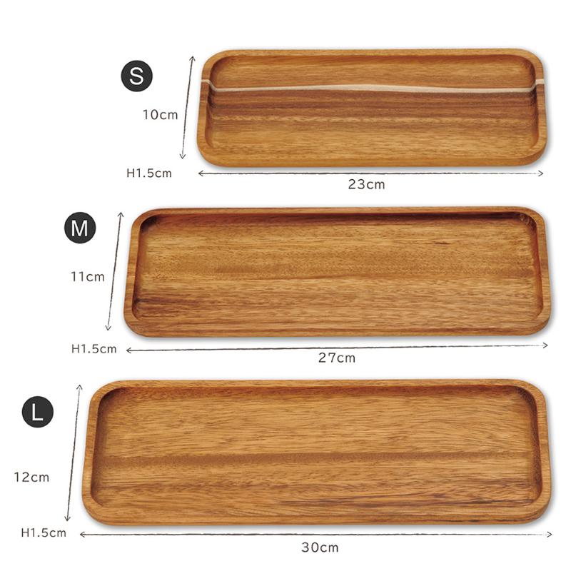 飲食店備品 アカシア マルチトレイ(L) 30cm 萬洋