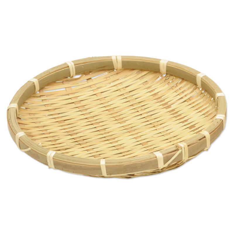 飲食店備品 当渕平ザル(小)18cm 萬洋