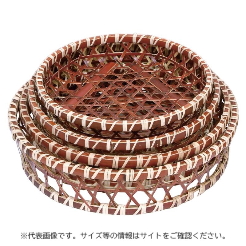 竹かご 高台茜オードブル 8寸 萬洋