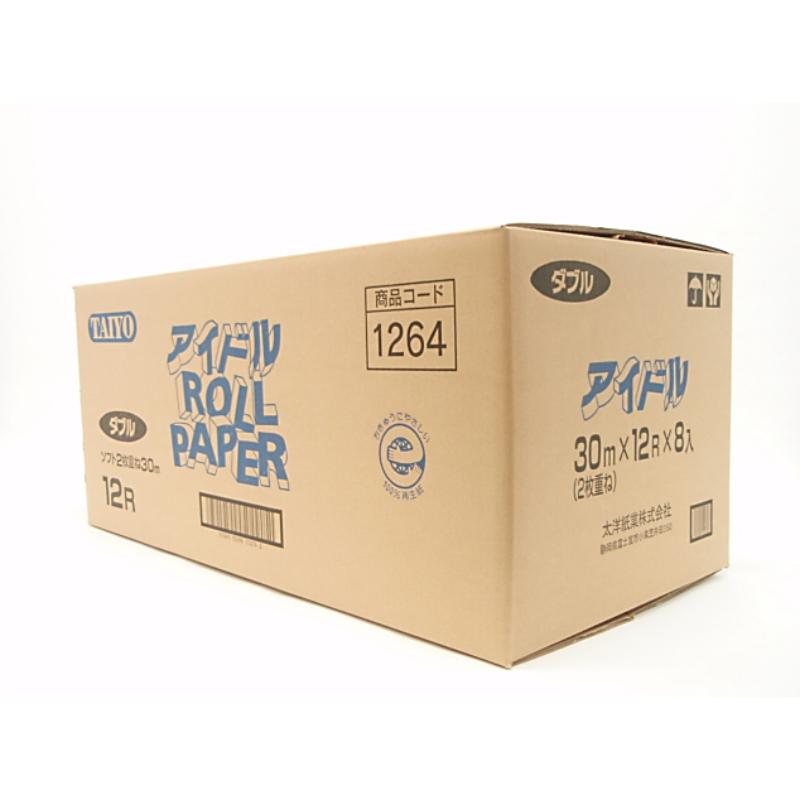 トイレットペーパー W アイドル12R(30m) 太洋紙業