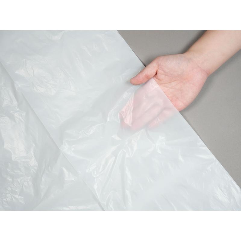 LDゴミ袋 実用本位 nocoo in(ノクーイン) 45L 白半透明 10枚 0.025mm 日本サニパック