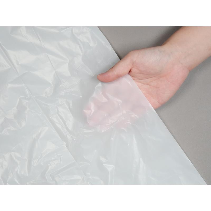 LDゴミ袋 nocoo(ノクー) 業務用ポリ袋 20L 白半透明 10枚 0.030mm 日本サニパック