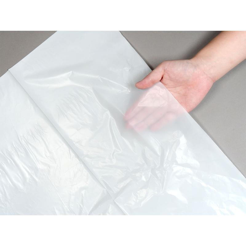 LDゴミ袋 nocoo(ノクー) 業務用ポリ袋 45L 白半透明 10枚 0.030mm 日本サニパック