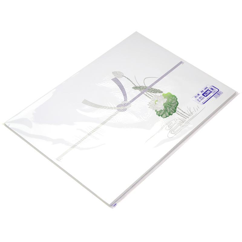 3-420 のし紙 仏 蓮 A3判 山 100枚入 ササガワ