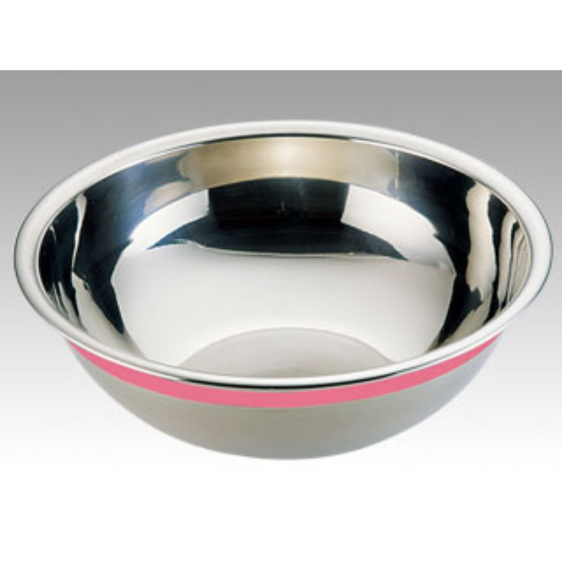 18-8 カラーラインボール21cm 桃