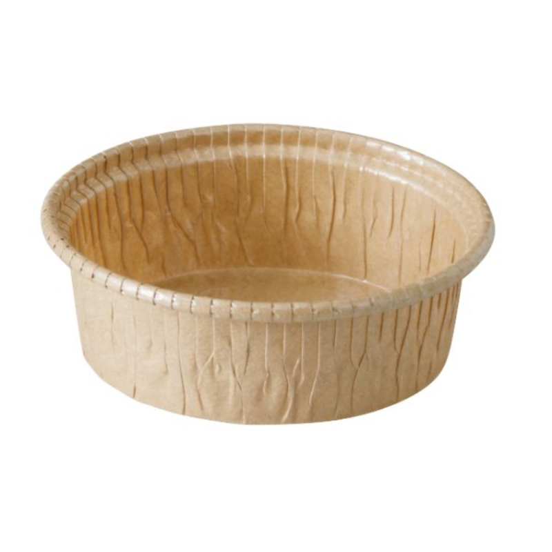 ケーキトレー CR8740 カールカップ(茶無地) 天満紙器