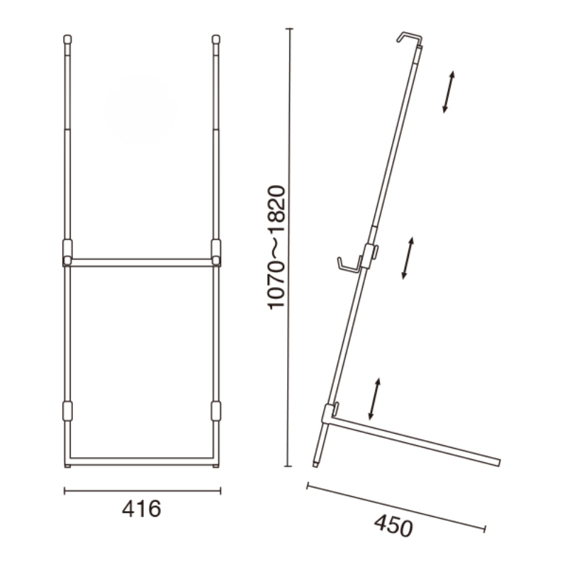 POPスタンド パネルスタンド ピサタイプ TPS-21 友屋