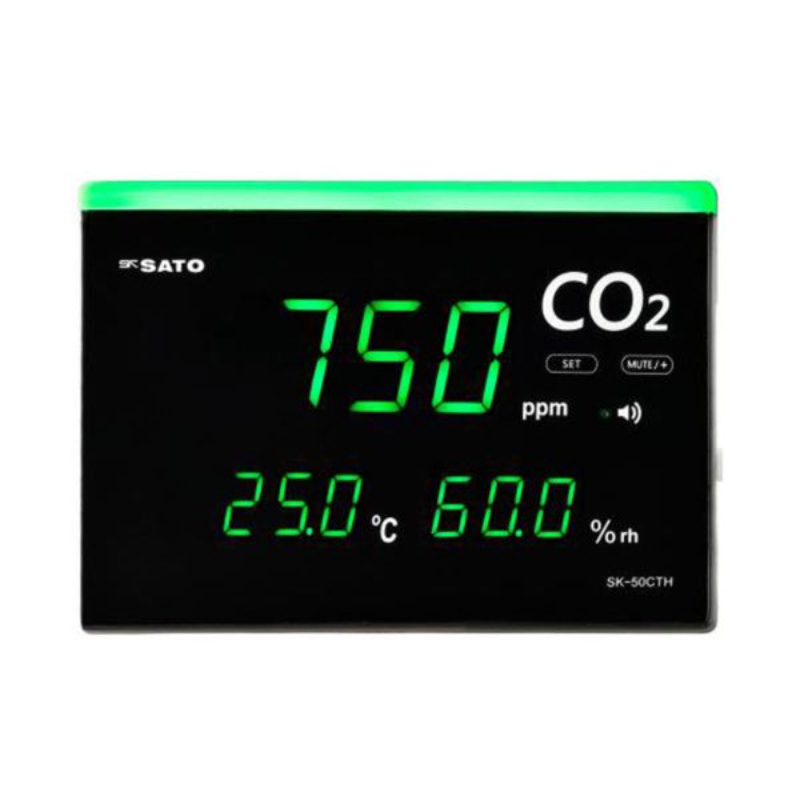 快適ナビ CO2モニター SK-50CTH 二酸化炭素濃度計 佐藤計量器製作所