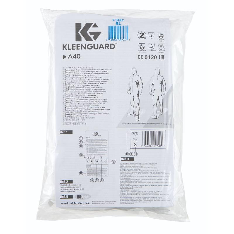 使い捨てエプロン クリーンガードA40ツナギ服XLサイズ 日本製紙クレシア