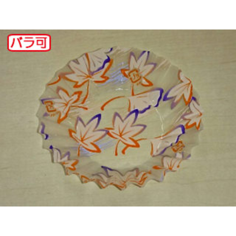 おかずカップ ラミケース OPP 7A 紅葉銀杏柄 500枚 セイコー