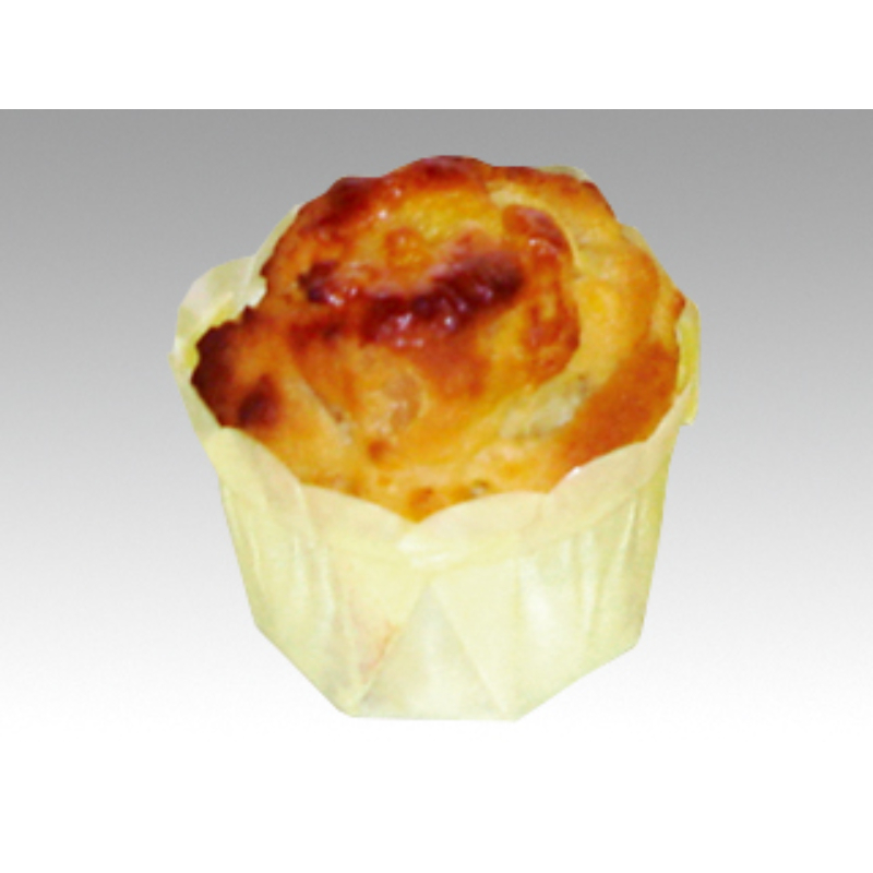 ケーキカップ フラワーポットφ52JP チェックオレンジ 平野紙器