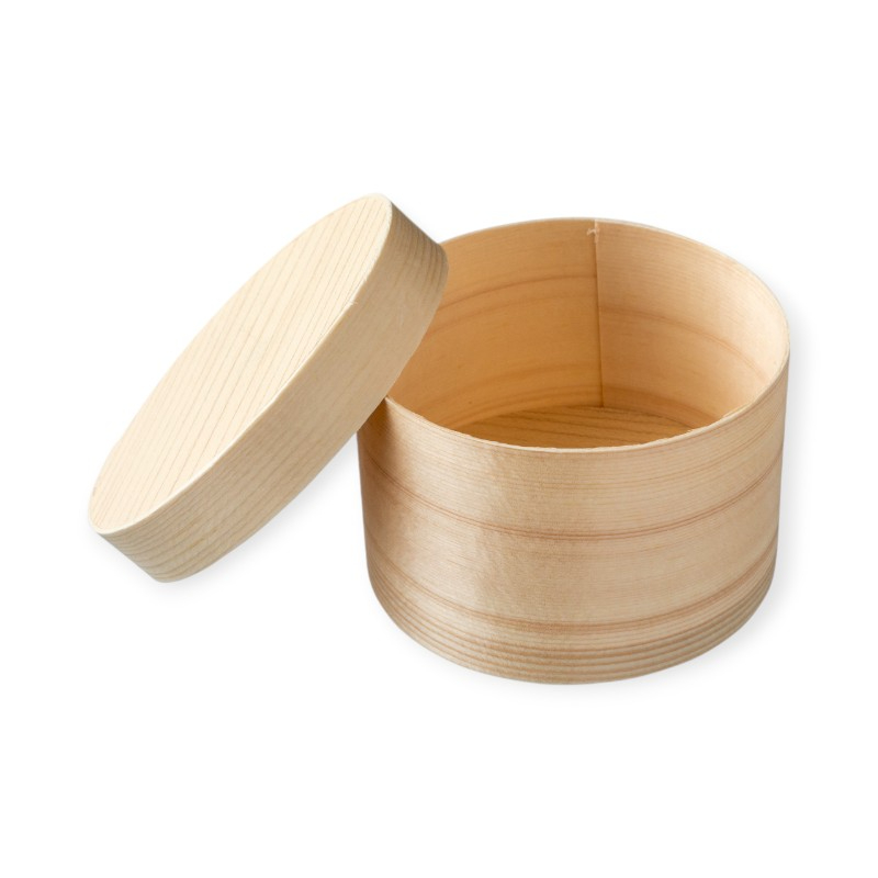 木製容器 経木ワッパ 丸S アサヒグリーン