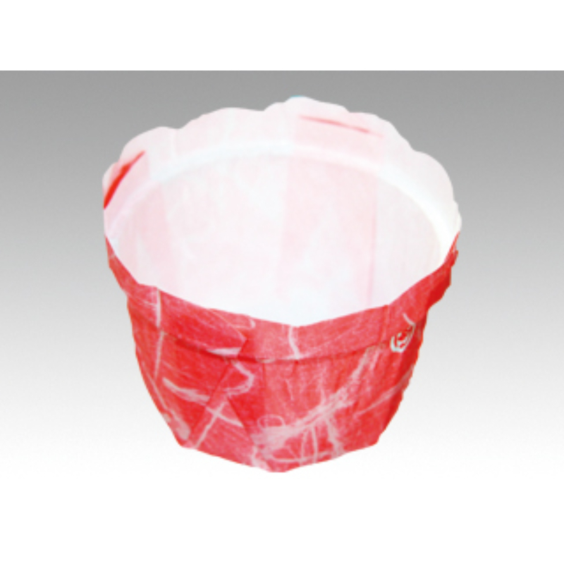 ケーキカップ フラワーポットφ55JP 和紙柄ピンク 平野紙器